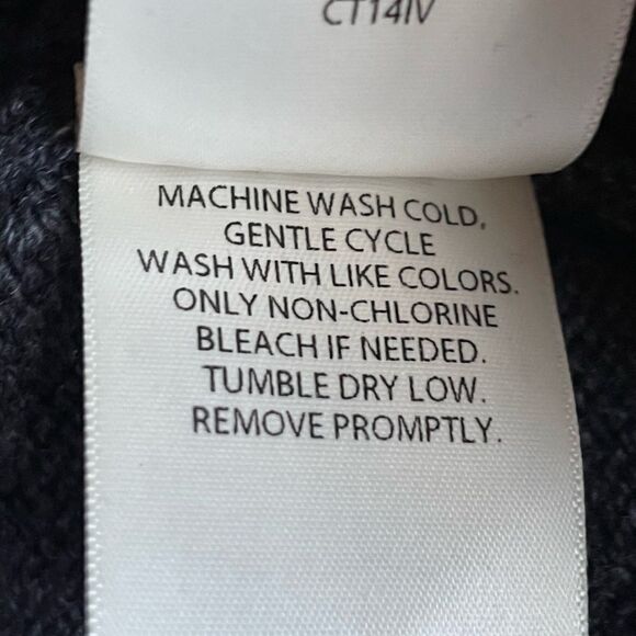 HAGGAR Clothing Men’s Charcoal Gray Knit Sweater w/Diamond Designs (Size: XL) - Picture 9 of 10